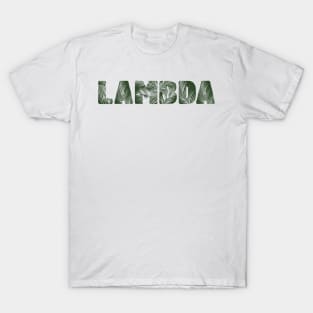 Lambda Leaf Letters T-Shirt